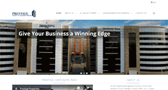 Desktop Screenshot of prestigeoman.com